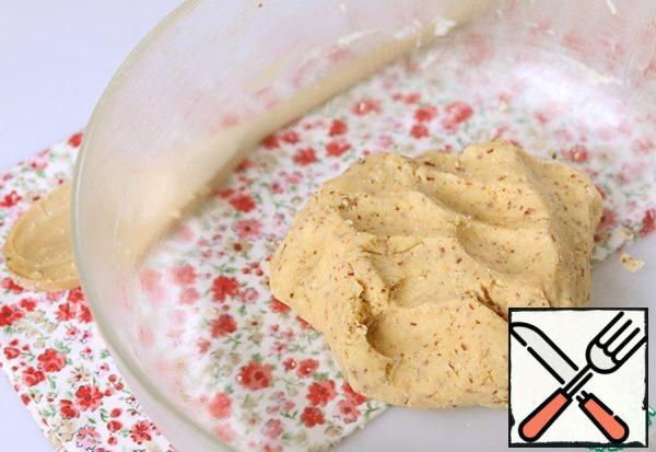 ... and knead the dough.
