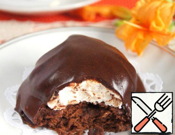 Chocolate Cake with Marshmallows Recipe