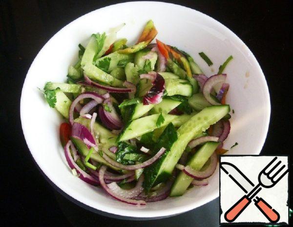 Salad of Cucumbers in Thai Recipe