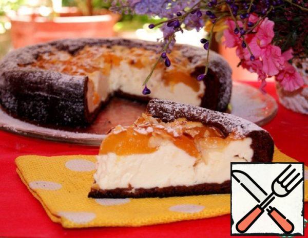 Chocolate Cheesecake with Apricots Recipe