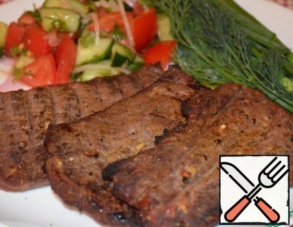 Grilled peppered Beef Recipe