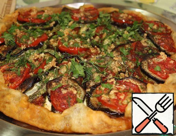 Ratatouille on Crispy Galette Recipe