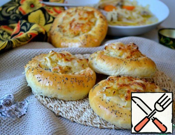 Cheese Buns with Onion Filling Recipe