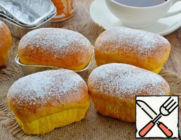 Pumpkin Buns with Boiled Condensed Milk Recipe