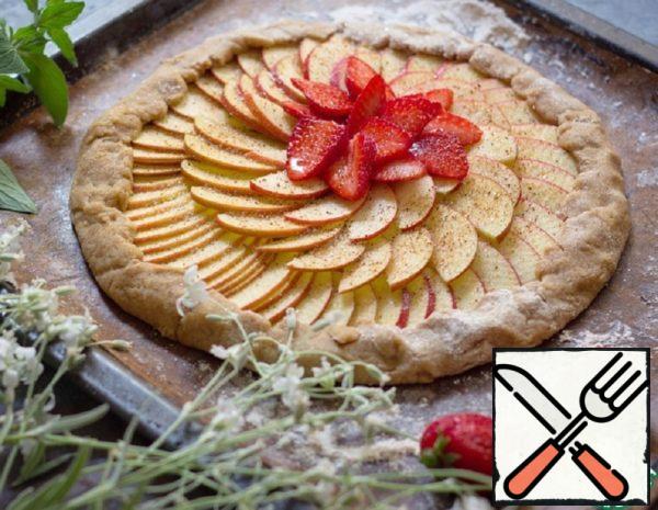 Galette with Apple and Strawberry Recipe