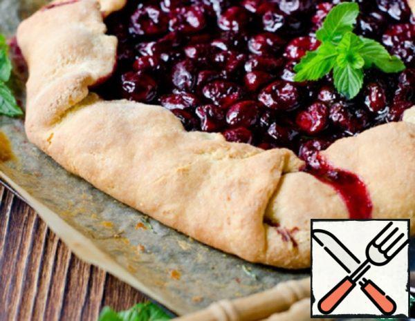 Galette with Cherries and Chocolate Recipe