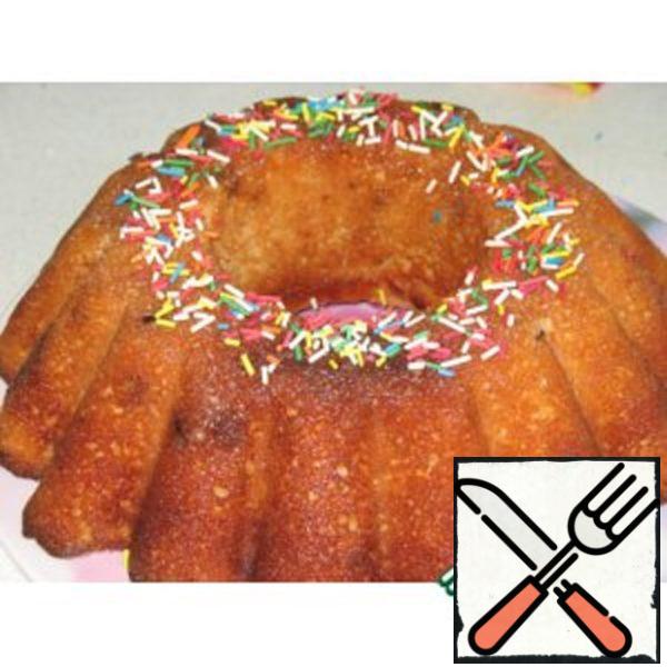 Semolina Cake with Cottage Cheese and Condensed Milk Recipe