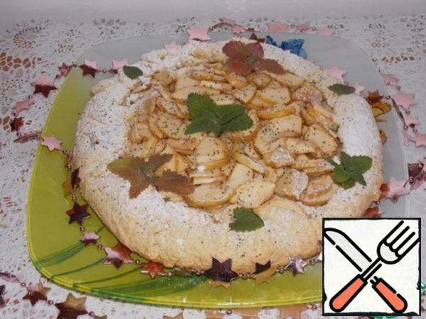 Apple Galette with Cinnamon and Poppy Seeds Recipe