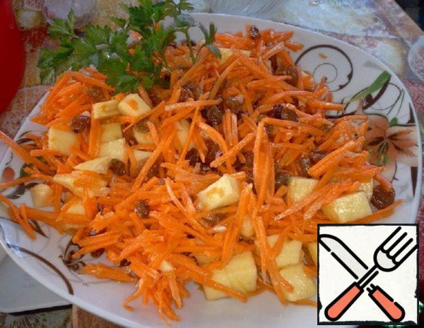 Carrot, Apple and Raisin Salad Recipe