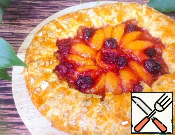 Galette with Apricots and Cherries Recipe