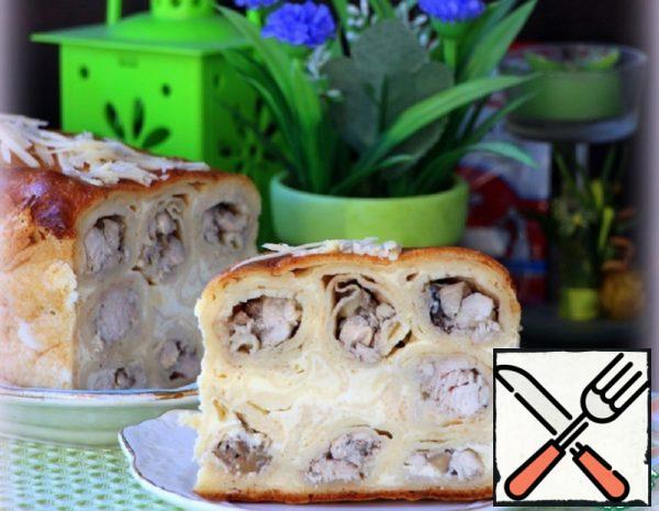 Pancake Casserole with Julienne Recipe