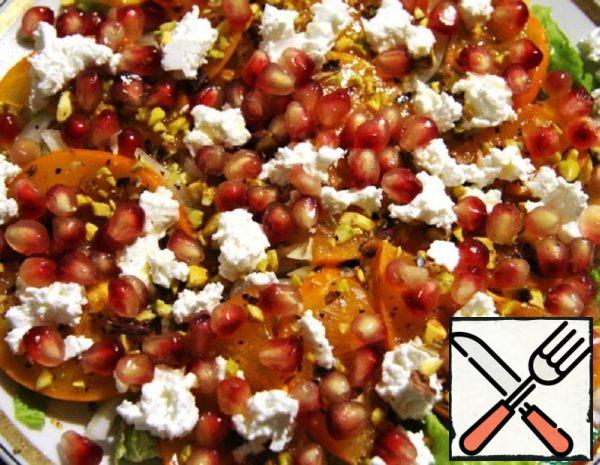 Winter Salad with Persimmon and Pomegranate Recipe