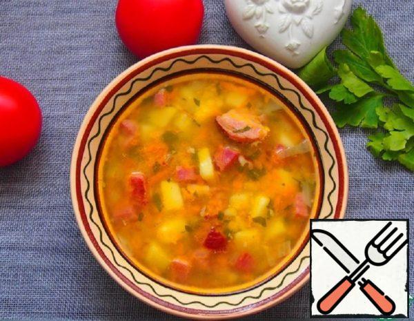 Red Lentil Soup with smoked Meats Recipe
