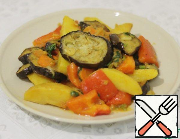 Potato with Eggplant Recipe