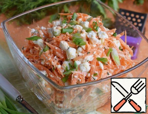 Salad with Carrots and Cottage Cheese Recipe