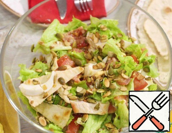 Salad with Vegetables and Chicken Breast Recipe
