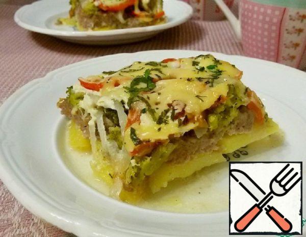 Casserole with Minced Meat and Vegetables Recipe