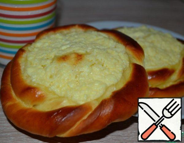 Cottage Cheese Buns "Curls" Recipe