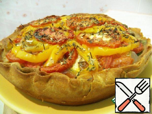 Galetta "A La Ratatouille" on Pumpkin Dough Recipe