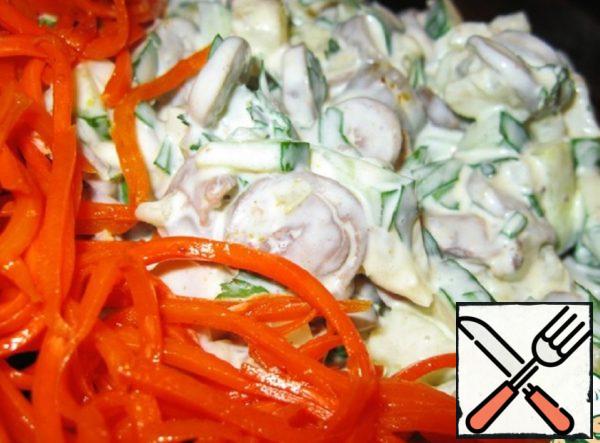 Salad with Chicken Hearts Recipe