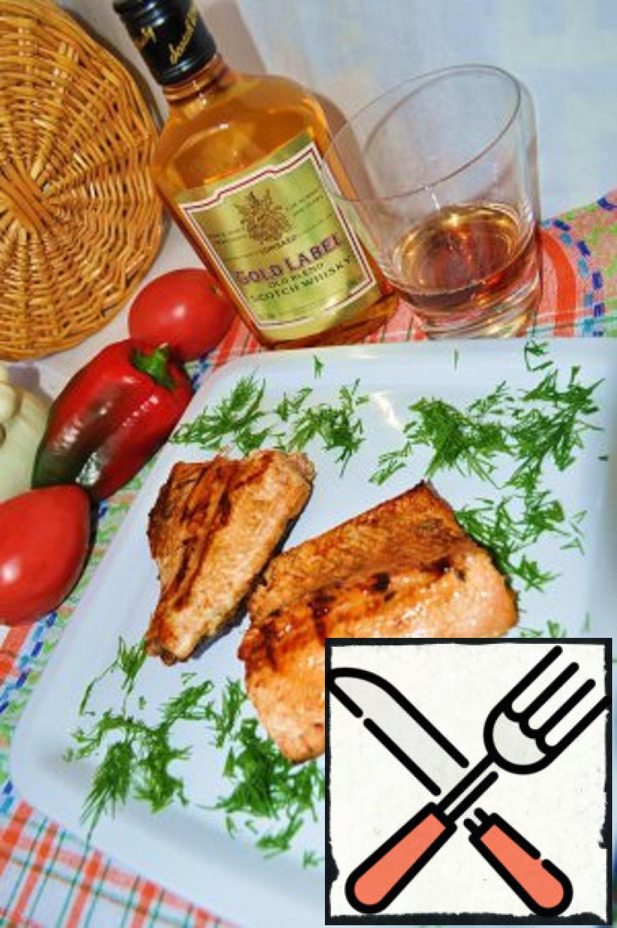 Salmon baked on a mini-grill Recipe 2023 with Pictures Step by Step ...