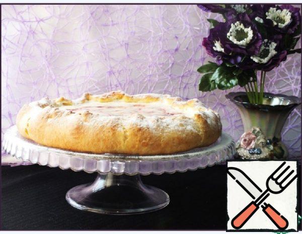 Velvet Galette with Curd Cream Recipe
