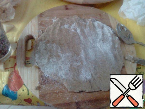 Knead a soft and pliable dough.
