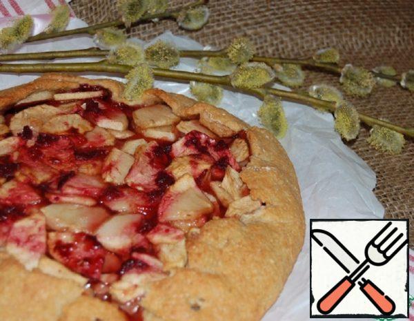 Oatmeal Galette with Apple and Jam Recipe