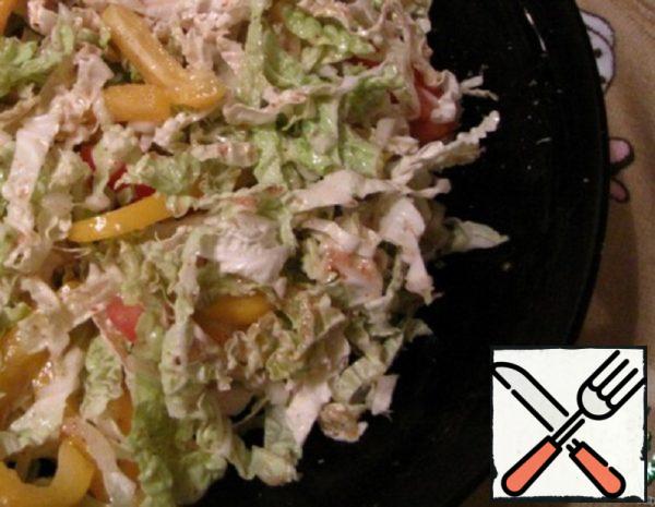 Light Salad with Mustard Dressing Recipe