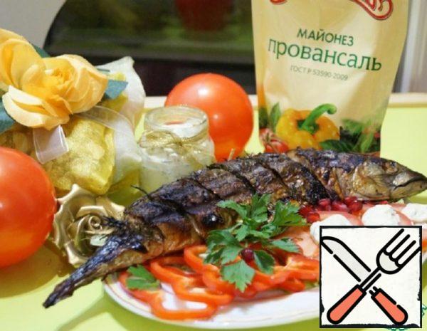 Grilled Mackerel with white Sauce Recipe