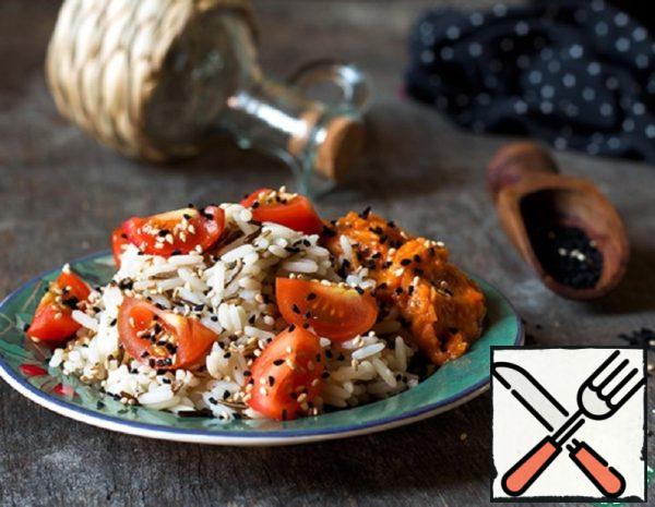 Rice with Pepper Sauce Recipe
