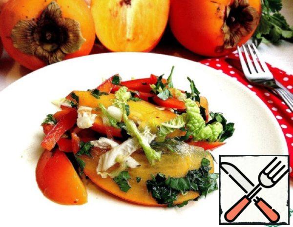 Salad with Persimmon "Pleasure" Recipe