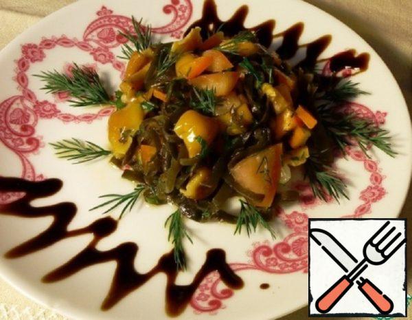 Salad with Sea Kale and Mushrooms Recipe