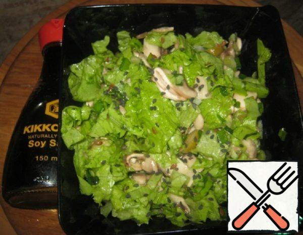 Salad with Champignons Recipe