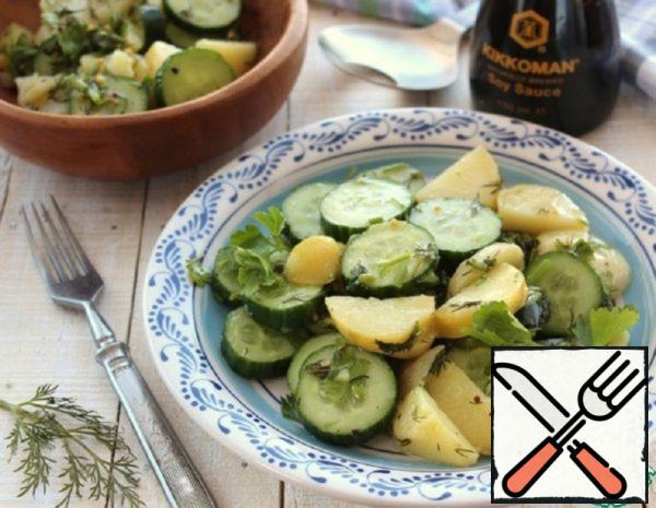 Potato and Cucumbers Salad  Recipe