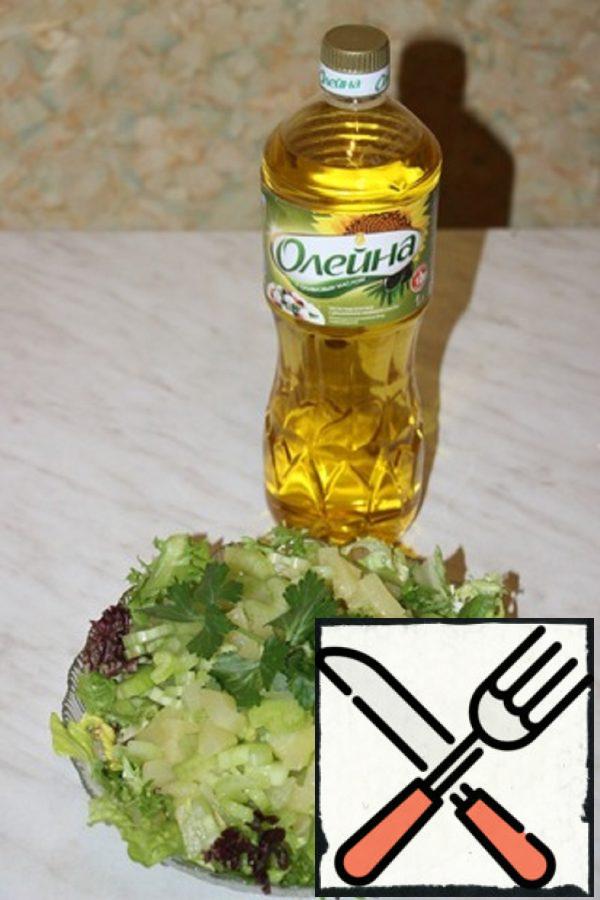 Salad "Healthy Celery» Recipe