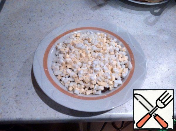 The second layer is an egg.
