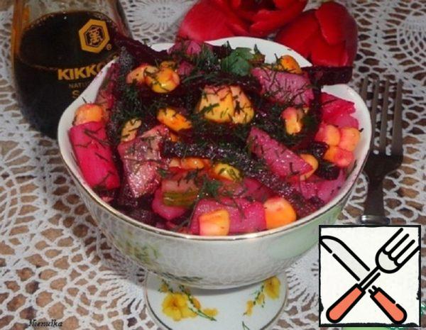 Salad with Corn and Beet Recipe