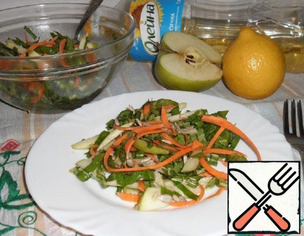 Salad with Spinach Recipe