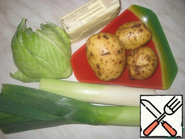 Boil the potatoes, make mashed potatoes (who is used to it, who likes it)
