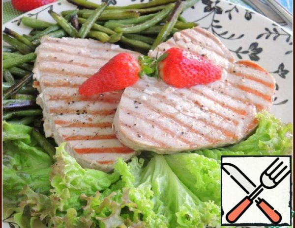 Grilled Tuna with Green Beans Recipe