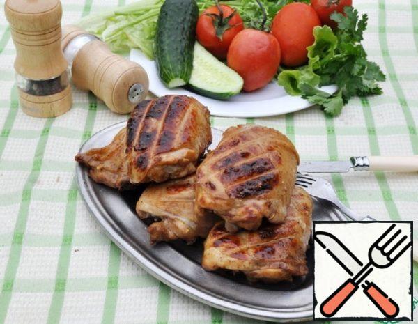 Grilled Chicken Thighs in Chinese Style Recipe