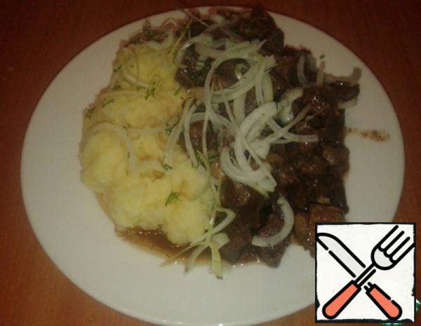 Roast Offal with Mashed Potatoes Recipe