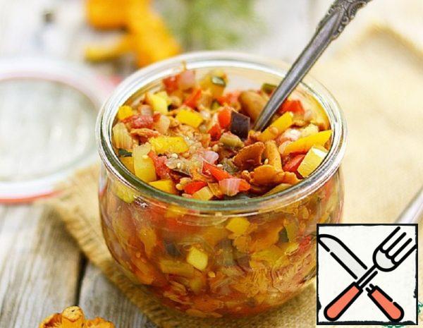 Vegetable Caviar with Chanterelles Recipe