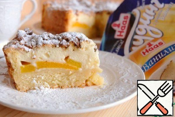 Pie with Peaches and Pudding Recipe