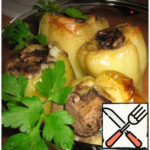 Green Pepper Stuffed with Potatoes Recipe