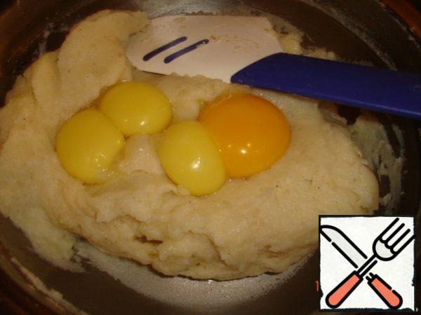 I added egg yolks.

