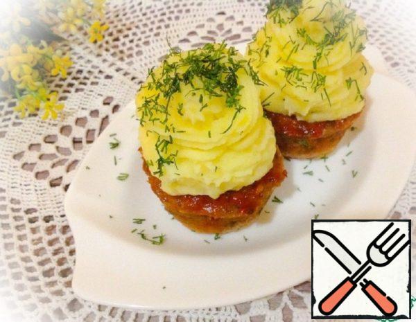 Turkey Muffins with Mashed Potatoes Recipe