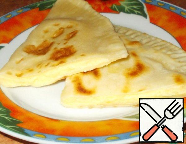 Flatbread with Mashed Potatoes and Cheese Recipe