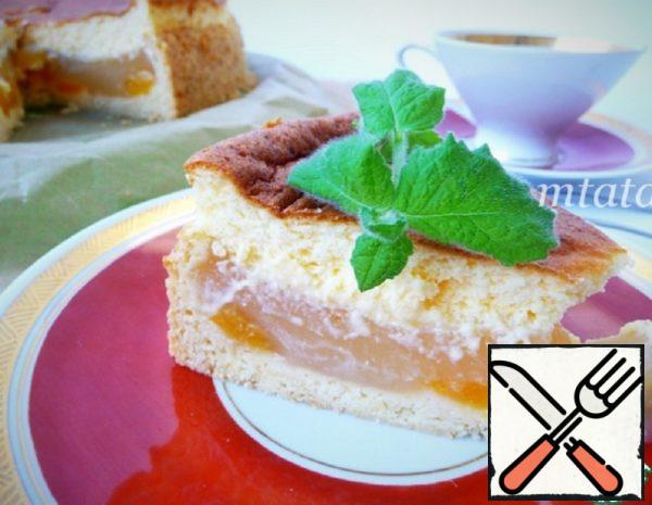 Apricot Pie with Pudding Recipe